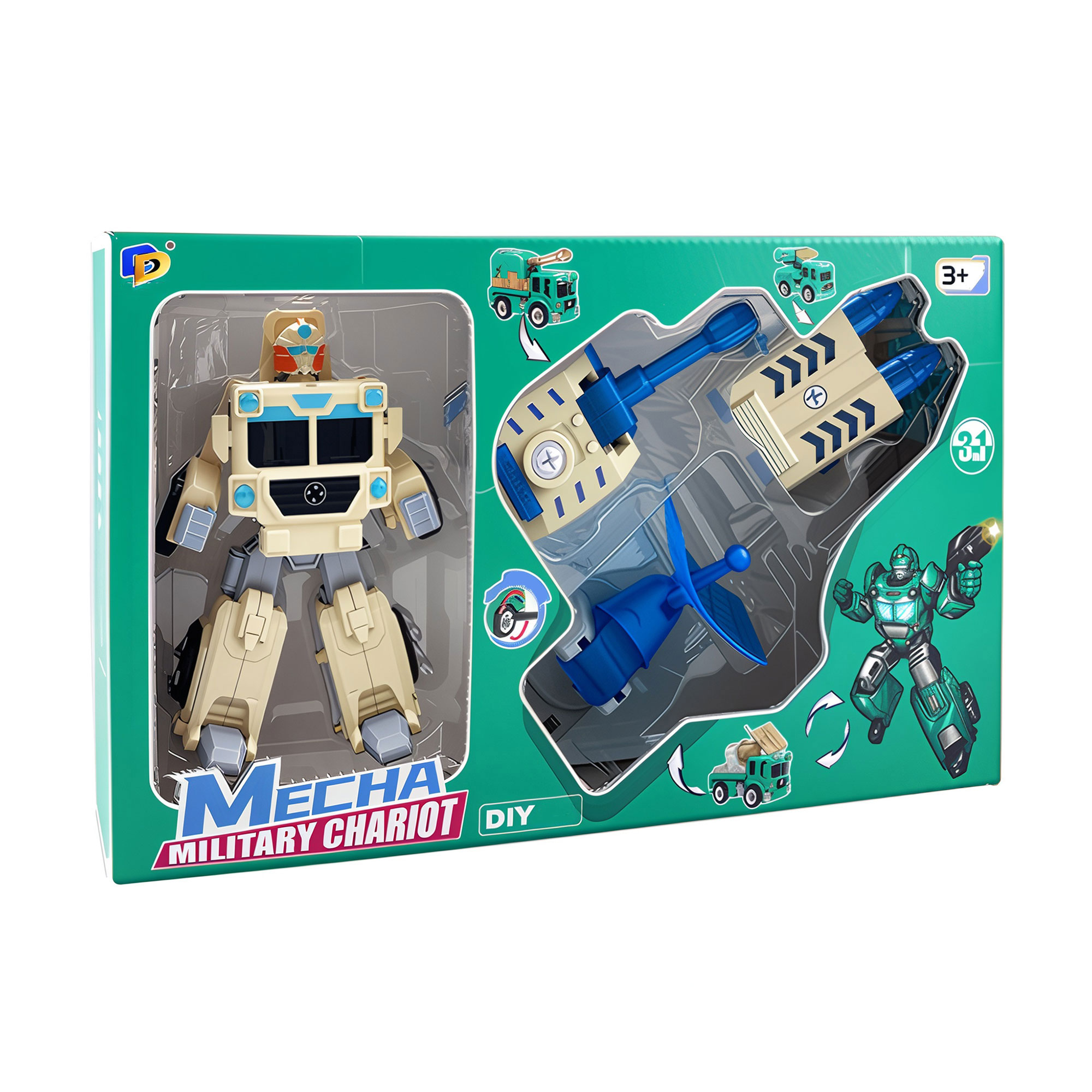 Ігровий робот-трансформер машинка DADE TOYS с/г техніка (D622-H362B)
